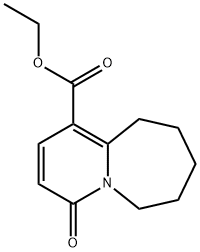 4-OXO-4,6,7,8,9,10-HEXAHYDRO-PYRIDO[1,2-A]AZEPINE-1-CARBOXYLIC ACID ETHYL ESTER Struktur