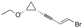 Cyclopropane, 1-(4-bromo-3-buten-1-ynyl)-2-ethoxy-, [1alpha(E),2ba]- (9CI) Struktur