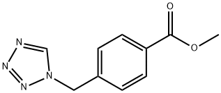 methyl 4-(1H-tetrazol-1-ylmethyl)benzoate Struktur