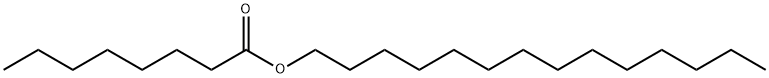 tetradecyl octanoate  Struktur