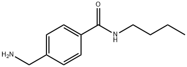 4-(aminomethyl)-N-butylbenzamide Struktur