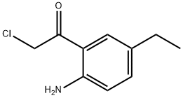 Ethanone, 1-(2-amino-5-ethylphenyl)-2-chloro- (9CI) Struktur