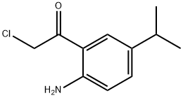 Ethanone, 1-[2-amino-5-(1-methylethyl)phenyl]-2-chloro- (9CI) Struktur