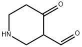 4-oxopiperidine-3-carbaldehyde Struktur