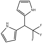 1H-Pyrrole, 2,2'-(2,2,2-trifluoroethylidene)bis- Struktur