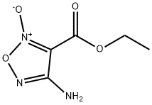 1,2,5-Oxadiazole-3-carboxylicacid,4-amino-,ethylester,2-oxide(9CI) Struktur