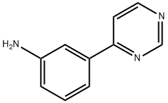 Benzenamine, 3-(4-pyrimidinyl)- (9CI) Struktur