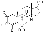 4-ANDROSTEN-17A-OL-3-ONE-2,2,4,6,6-D5 結(jié)構式