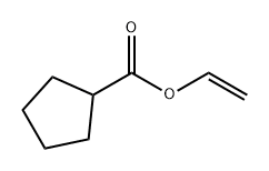 Cyclopentanecarboxylic acid vinyl ester Struktur