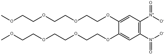 1,2-BIS{2-[2-(2-METHOXYETHOXY)ETHOXY]ETHOXY}-4,5-DINITROBENZENE Struktur