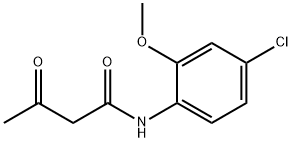 4'-Chloro-2'-methoxyacetoacetanilide Struktur