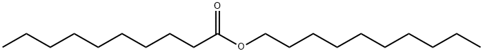 N-CAPRIC ACID N-DECYL ESTER Structure