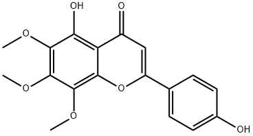 5,4''-DIHYDROXY-6,7,8-TRIMETHOXYFLAVONE Struktur