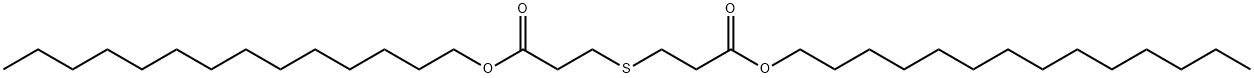 3,3'-THIODIPROPIONIC ACID DIMYRISTYL ESTER Structure