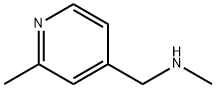 4-Pyridinemethanamine,N,2-dimethyl-(9CI) Struktur