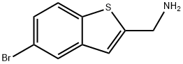 (5-BROMOBENZO[B]THIOPHEN-2-YL)METHANAMINE Struktur