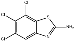 5,6,7-Trichlorobenzo[d]thiazol-2-amine Struktur