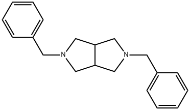 Pyrrolo[3,4-c]pyrrole, octahydro-2,5-bis(phenylMethyl)- Struktur