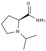 2-Pyrrolidinecarboxamide,1-(1-methylethyl)-,(S)-(9CI) Struktur