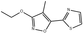 Isoxazole, 3-ethoxy-4-methyl-5-(2-thiazolyl)- (9CI) Struktur