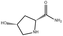 2-Pyrrolidinecarboxamide,4-hydroxy-,(2R-cis)-(9CI) Struktur