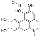 5,6,6a,7-tetrahydro-6-methyl-4H-dibenzo[de,g]quinoline-1,2,9,10-tetrol hydrochloride  Struktur