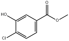 4-CHLORO-3-HYDROXY-BENZOIC ACID METHYL ESTER Struktur