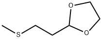 2-(2-(Methylthio)ethyl)-1,3-dioxolane Struktur