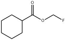 Cyclohexanecarboxylic acid, fluoromethyl ester (9CI) Struktur