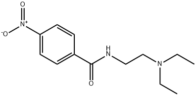 N-(2-(2-DIETHYLAMINO)ETHYL)-4-NITROBENZAMIDE Struktur