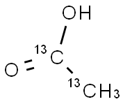 Acetic Acid-13C2 Struktur