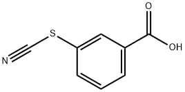 3-Thiocyanobenzoic acid Struktur