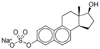 17β-Dihydro Equilenin 3-Sulfate Sodium Salt Struktur