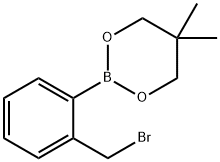 2-[2-(BROMOMETHYL)PHENYL]-5,5-DIMETHYL-1,3,2-DIOXABORINANE Struktur