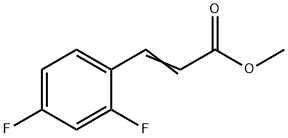 METHYL 3-(2,4-DIFLUOROPHENYL)ACRYLATE Struktur