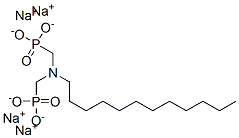 tetrasodium [(dodecylimino)bis(methylene)]bisphosphonate Struktur