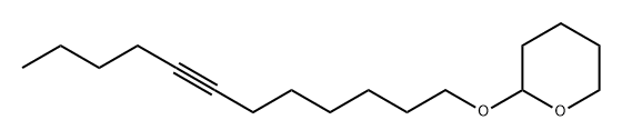 2-(7-Dodecynyloxy)tetrahydro-2H-pyran Struktur