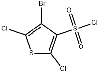 4-溴-2，5-二氯噻酚-3-磺酰氯, 166964-36-9, 結(jié)構(gòu)式