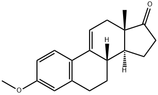 3-Methoxy-1,3,5(10),9(11)-estratetren-17-one Struktur