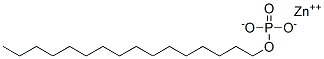 zinc hexadecyl phosphate Struktur