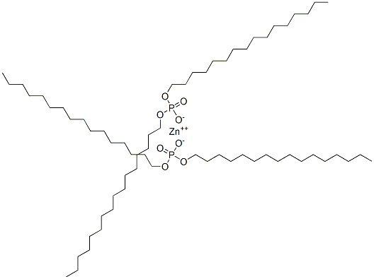 zinc dihexadecyl phosphate Struktur