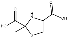 2-methyl-2,4-thiazolidine dicarboxylate Struktur