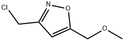 Isoxazole, 3-(chloromethyl)-5-(methoxymethyl)- (9CI) Struktur