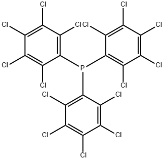 Tris(pentachlorophenyl)phosphine Struktur