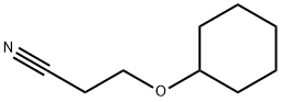 3-(cyclohexyloxy)propiononitrile Struktur