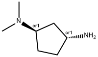 1,3-Cyclopentanediamine,N,N-dimethyl-,trans-(9CI) Struktur