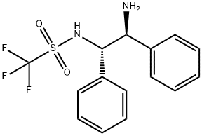 N-[(1S,2S)-2-aMino-1,2-diphenylethyl]-1,1,1-trifluoro-MethanesulfonaMide Struktur