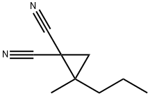 2-Methyl-2-propyl-1,1-cyclopropanedicarbonitrile Struktur