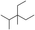 3-Ethyl-2,3-dimethyl-pentane Struktur