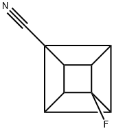 Pentacyclo[4.2.0.02,5.03,8.04,7]octanecarbonitrile, 4-fluoro- (9CI) Struktur